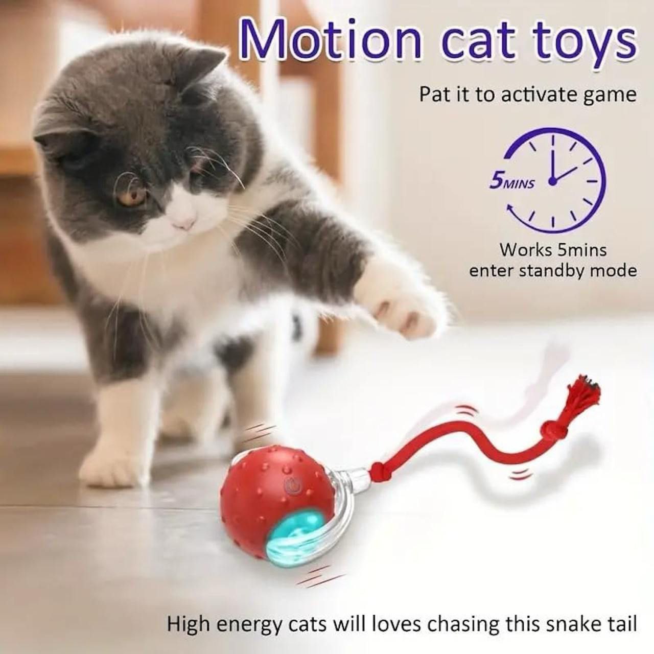 Automatic Cat Teaser Ball