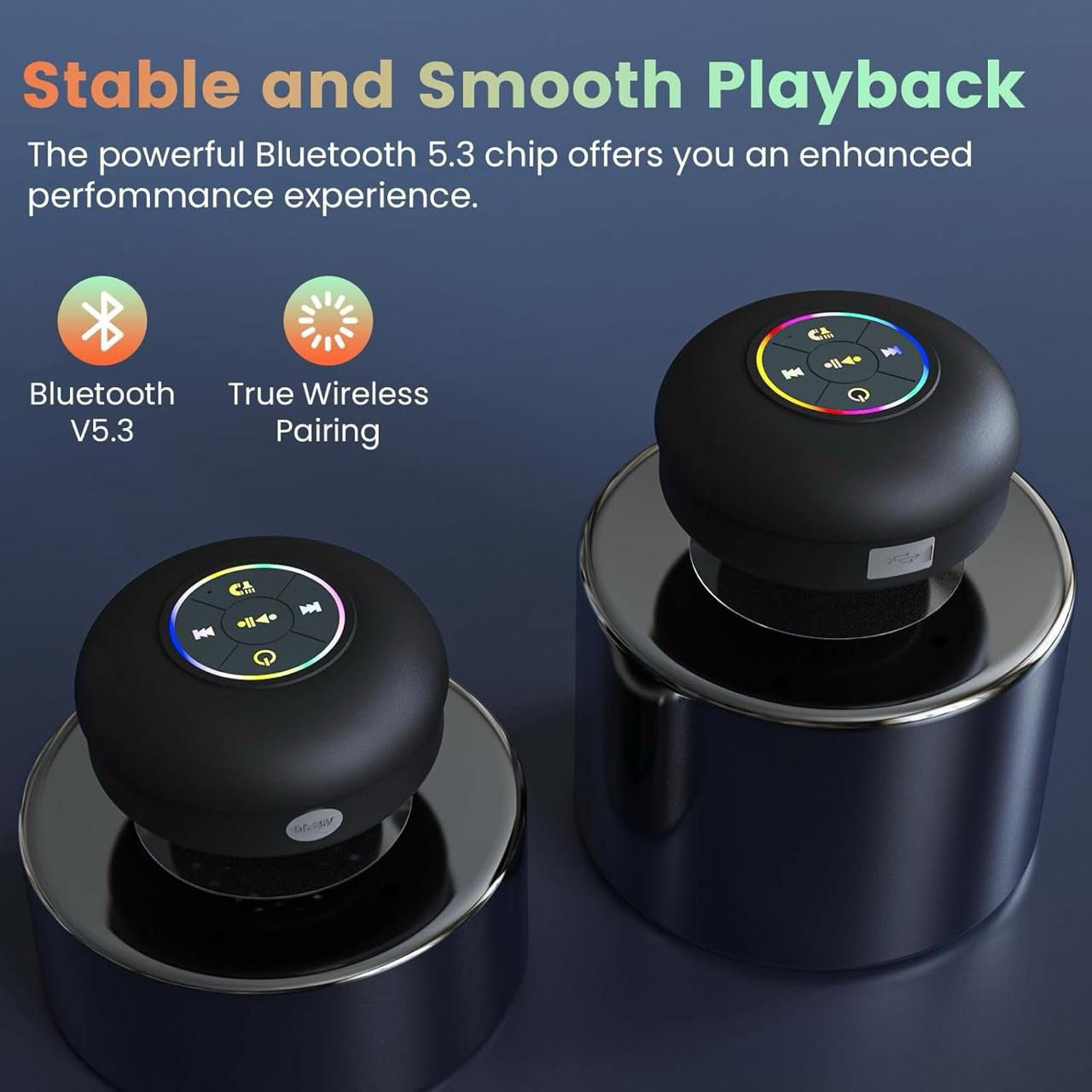 Waterproof Shower Suction Speaker